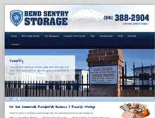 Tablet Screenshot of bendsentrystorage.com